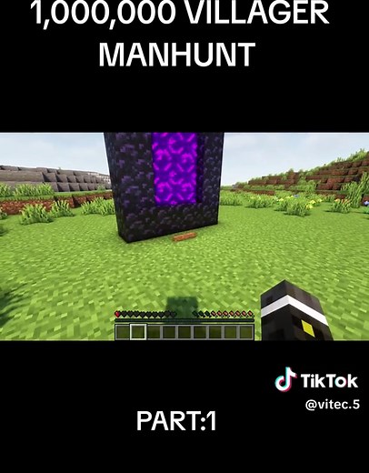 1 Million Villager Manhunt in Minecraft