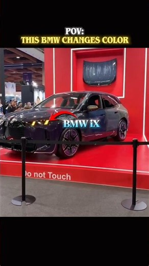 The Future is Here BMW iX Flow Color Changing Technology 😱🤍💀 #bmw #ix #bmwix #car #edit #phonk
