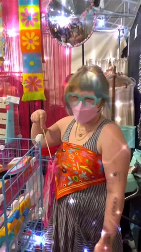 The Peach Fuzz | The latest adorable addition to our irl shopping experience is a magic wand that pulls up my IG right on your phone! I feel like a wizard... | Instagram