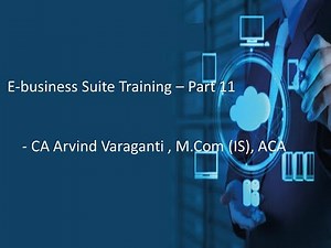 EBS Training Videos - Part 11 - GL- Automatic Posting and how do you setup Autopost Criteria Set