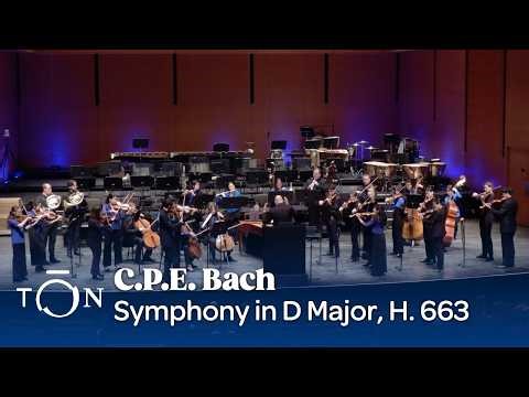 C.P.E. Bach: Symphony in D Major, H. 663 | The Orchestra Now (TŌN)