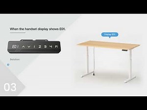 Jiecang Standing Desk Information Explained E01