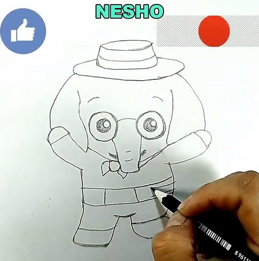 Dibujamos a Nesho de Plim Plim | Dibujos para niños