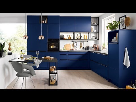 50+ Modern Blue Kitchen Cabinets 2023 | Blue Kitchen Decor Ideas | Blue Kitchen Combination