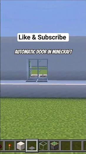 Tutorial:on how to build Automatic door in minecraft