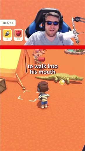 Operation CROC SHOWDOWN: Risking It All To Save My Friend #shorts #gaming #comedy