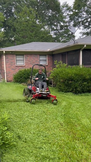 Mowing wet grass. #lawncare #lawncarelife #lawnmowing #mowing | Paul Jamison