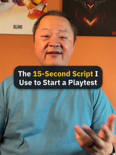 Playtest script for game designers — full script
