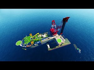 Offshore Platform Installation Animation | Offshore Animation