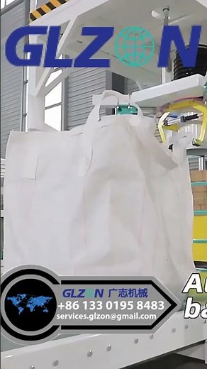 FIBC Bulk Bag Filling Machine With Bulk Bag Loader And Automated #bulkpackagingmachine