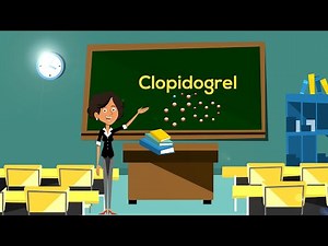 Clopidogrel | Pharmacology Animation Video | Student Online Education | V-Learning™