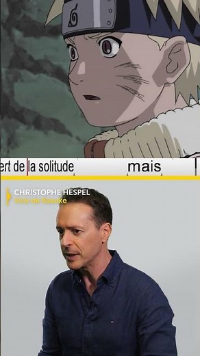 Sasuke's French dub re-records a scene with Naruto!