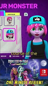 Monster High Skulltimate Secrets ONE Minute Review - #gaming #monsterhighskulltimatesecrets #review