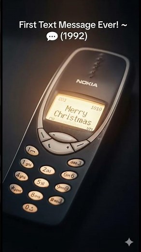 First Text Message Sent! (1992) 💬 | Past in 30s #history #shorts