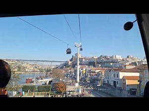 Porto Cable Car Ride 🚠🇵🇹 | Stunning Views Over the Douro River! #Shorts”