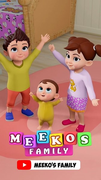 Clean Up Song🧹Let's Clean Our Room #shorts #kidssong #meekosfamily