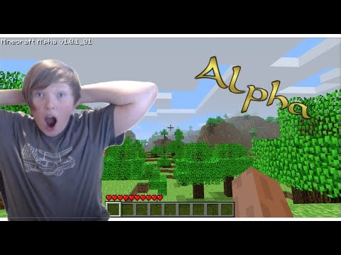 I played the oldest version of Minecraft