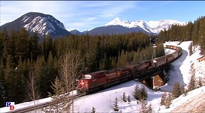 A westbound Canadian Pacific train at Ottertail Curve in British Columbia. From the Highball Productions show "A Rocky Mountain Winter" https://rfd.video/RockyWinter | Railfan Depot