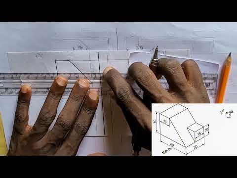 Orthographic projection Basics: First Angle projection Made Easy