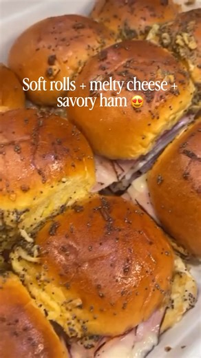 These Ham and Cheese Sliders are the ultimate holiday appetizer — soft, buttery, melty, and perfect for Thanksgiving, Christmas, or any potluck. 🥪✨ Comment “RECIPE” to get the full recipe or grab it here:�👉 https://mealswithmaria.site/pull-apart-ham-and-cheese-sliders #hamandcheesesliders #holidayappetizers #thanksgivingrecipes #potluckrecipes #pullapartsliders #cheesyappetizers #mealswithmaria #holidayentertaining #easyappetizers #partyfoodideas | Meals With Maria