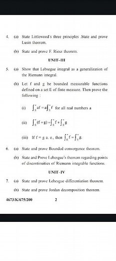 KUK University Measure and Integration 2023