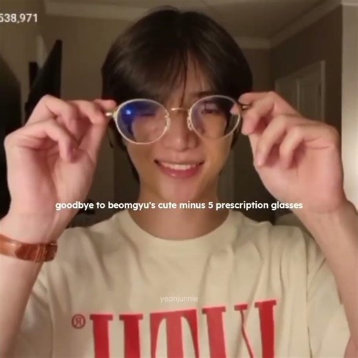Beomgyu finally got the lasik surgery he has wanted for so long🥹
