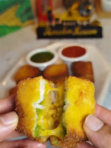 Crispy Cheesy Bread Potato Bites | Easy 10 Minute cheesy Sandwich Bites #shorts #recipe #trending #ramzan #foru