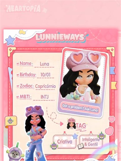 Crie seu próprio perfil inspirado em Heartopia