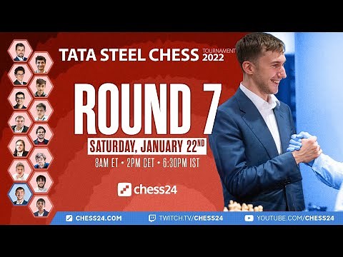 Tata Steel Chess 2022 | Round 7 | Jan Gustafsson & Peter Svidler