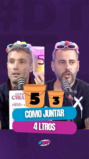 Cómo medir 4 litros de agua fácilmente