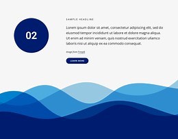 Text and button on abstract background - One Page Template by Nicepage