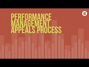 Performance Management Appeals Process