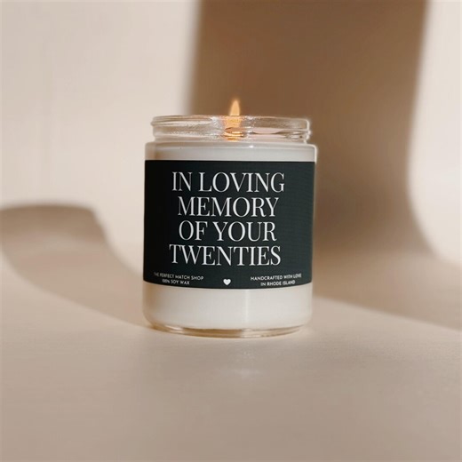30th Birthday Gift in Loving Memory of Your 20s Candle Funny Birthday Gifts Milestone Birthday Dirty 30 Birthday Gifts Birthday Candle - Etsy