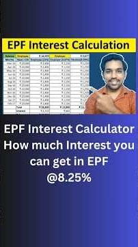 EPF Interest Calculator - How to Calculate PF Interest