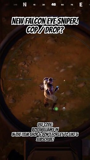 New sniper with zoom feature!! #fortnite #fortnitemontage #gaming #fortniteclips