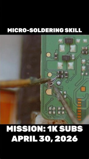 Mission 1k Subs: Professional Phone Repair #microsoldering #restoration #satisfying