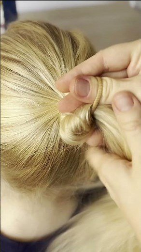 1-Minute Hair Bun Hairstyle | Quick & Easy Bun for Girls