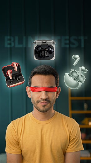 Mobiscrub on Instagram: "I tried a #BlindTest on a reel! We threw the loudest everyday chaos at 3 earbuds… only one came out zen 律‍♂️ Can you guess which one?  #OnePlusBuds #realme #nothing #wearables #TWS"
