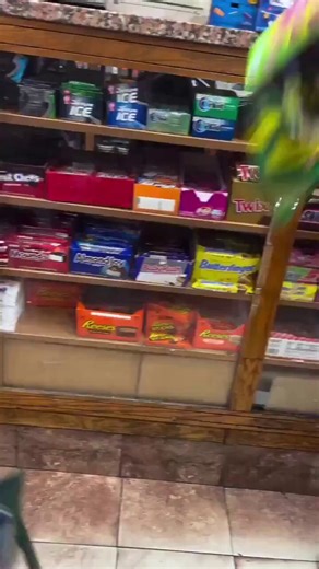 Black guy starts destroying the store and swings on the worker. The worker gave him a 12 piece and it wasn't chicken.This is the way!