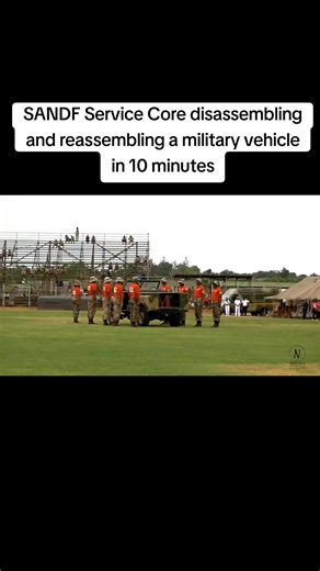 Military Vehicle Disassembly in 10 Minutes by SANDF