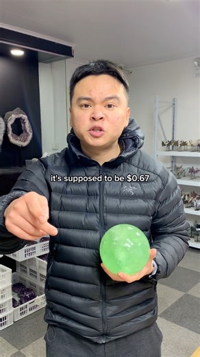 Can you believe green apple fluorite is actually natural crystal? #crystals #gemstones #fluorite #crystalhealing | New9 Crystals