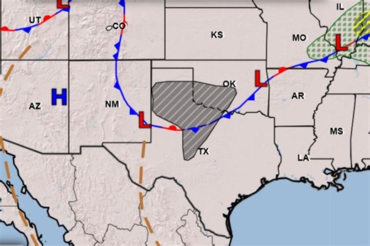 Map shows states at risk of extreme fire behavior