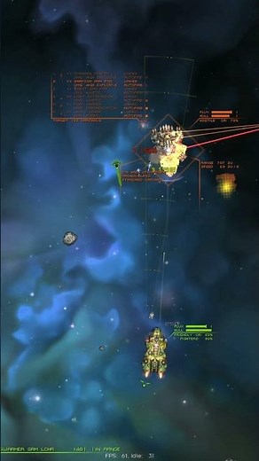 1 vs 1 - Striker vs Archer #starsector #sandbox #shorts