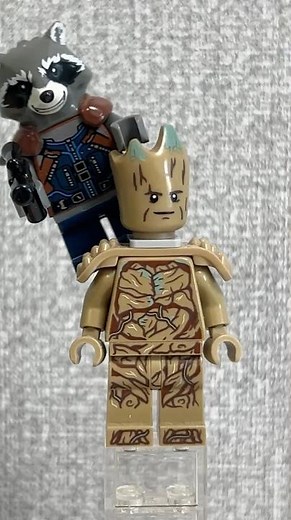 LEGO Rocket and Groot Custom