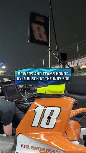 Remembering Kyle Busch on Indy 500 morning.