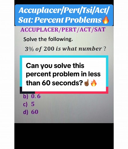 Mastering Percent Problems for Standardized Tests