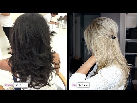 DIY from Brunette to Blonde & how I maintain my color
