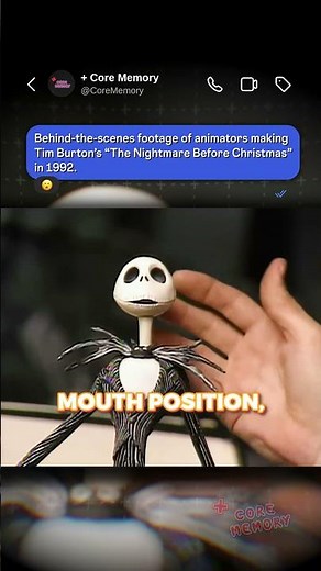 How They Animated Jack Skellington (It Took 400 Heads) 🤯 #shorts