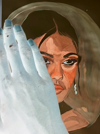 Inverted Colors Painting by Leah Halton