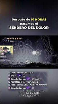 Así se siente pasar el Sendero del Dolor después de 10 horas #hollowknight